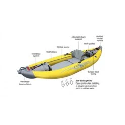 Advanced Elements StraitEdge Kayak 1er Kajak Luftboot Gelb -Optimal Paddelsport Geschäft advanced elements straitedge kayak 1er kajak luftboot gelb 2