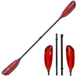 ExtaSea Pro Tour Carbon Vario Doppelpaddel | 220-240cm | 4-teilig | Red