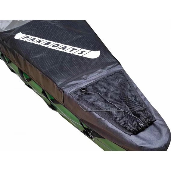 Pakboats Verdeck Für PakCanoe 160 Spritzdecke Mit Schürzen Dunkelgrau-schwarz 4 Pakboats Verdeck Für PakCanoe 160 Spritzdecke Mit Schürzen Dunkelgrau-schwarz – Bild 4